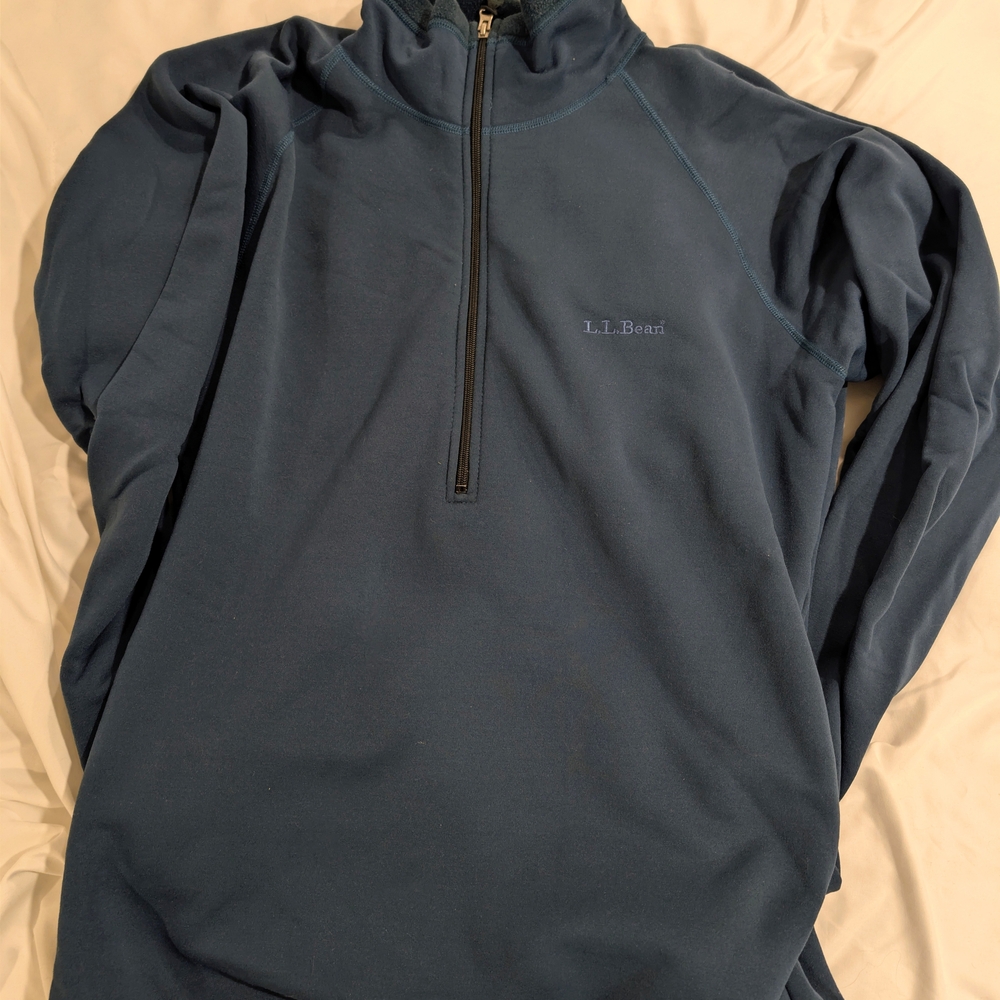 Men's L.L. Bean Navy Full-Zip Jacket